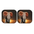 thumbnail image 7 of Gaeub Elephant Sunset in Kenya Foldable Auto Sun Blocker Visor, Sunshade for Car Front Window, Keeps Your Vehicle Cool - Medium, 7 of 7