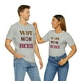 thumbnail image 5 of Wife Mom Boss T-Shirt, Mother's Day Gift, Mom, 5 of 9