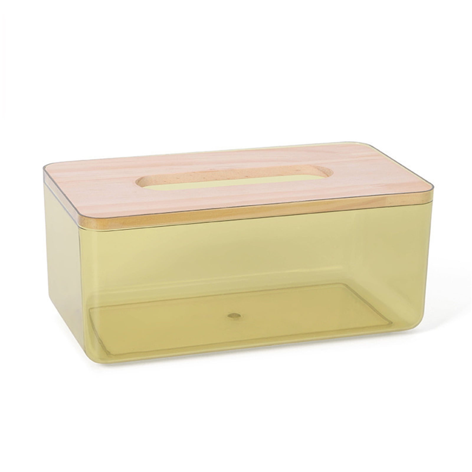 Plastic Tissue Box Cover Container Napkin Case Storage Holder Home Organizer 