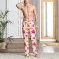 thumbnail image 2 of Logiee Watermelon Print Pajama Pants for Men,Men’s Pajama Bottoms,Mens PJ Pants with Pockets & Button Fly-Small, 2 of 6