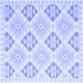 thumbnail image 1 of Ahgly Company Machine Washable Indoor Square Southwestern Blue Country Area Rugs, 4' Square, 1 of 4