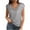 Gray, variant on Zunfoe Trendy Sequin Tops for Women Fashion Sparkly Sleeveless Tops V-Neck Dressy Blouse for Party Going Out Green M