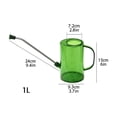thumbnail image 2 of Long Spout Watering Can, 1.6 Quarts (1.5 Liters), Gray, Medium Size for Indoor/Outdoor Plants, Succulents, Garden Watering Pot with Narrow Spout, 2 of 6