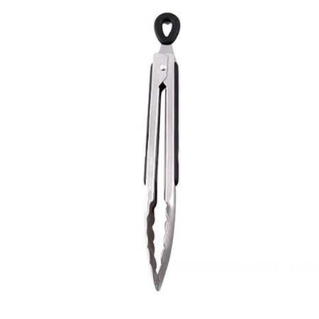 

SterneMond 1 pieces stainless steel multi-purpose tongs sausage tongs kitchen tongs with safety clip - non-slip and heat-resistant 27.5x3.8cm