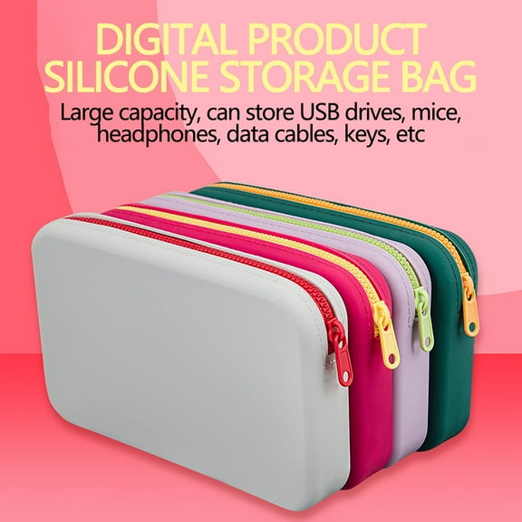 Makeup Bag Organizer Travel Cosmetic Pouch Large Capacity | Zipper Closure, Durable Waterproof Material | Multi-Use Storage for Brushes & Toiletries | Assorted Colors, Portable, Lightweight