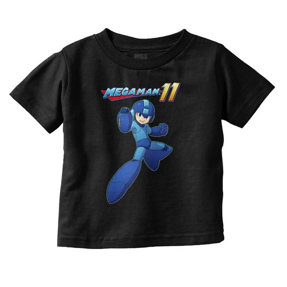 Classic Video game Mega Man 11 Toddler Boy Girl T Shirt Infant Toddler Brisco Brands 12M