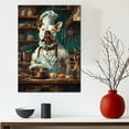 thumbnail image 5 of Funny Dog Kitchen Wall Art - Dining Room Wall Decor - Dogo Argentino Cooking Food Canvas Prints for Farmhouse Kitchen Decor, Modern Restaurant Painting Artwork, 5 of 6