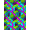 Multicolor, Pattern 2, variant on ODIKA 4'x6' Washable Area Rug Pet Friendly, Non-Shedding Blocks Zigzag Border Dot Memphis Retro Interlocking Funky Maximalist Refined for Bedroom, Reading Nook