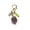 D, variant on Keychain Pendant, Grape Bunch Shape Purse Pencil Case Pendant with Universal Lobster Clasp Decorative Keyring Charm