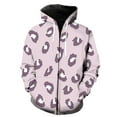 thumbnail image 1 of Sudadera con capucha y cremallera para hombre, con textura de piel de animal, estilo casual, estilo hip hop, gran oferta 2024, unisex, talla grande, 1 of 6