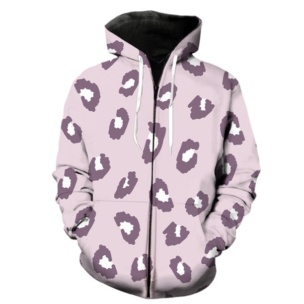 Sudadera con capucha y cremallera de manga larga con textura de piel de animal para hombre, gran oferta 2024, con capucha, chaquetas, tops, sudaderas de gran tamaño, moda, estampado 3D