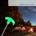 thumbnail image 5 of EAGLE PEAK Heavy Duty Galvanized Non-Rust Camping Tent Stakes with 4x10ft Ropes, 5 of 9
