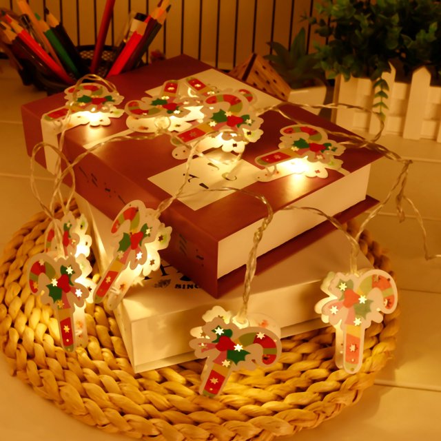 onlyliua Ofertas Flash Del Día Solo Online Guirnalda de Luces Led con Forma de Muñeco de Nieve para Navidad, Decoración para Fiestas Navideñas, Árbol de Navidad