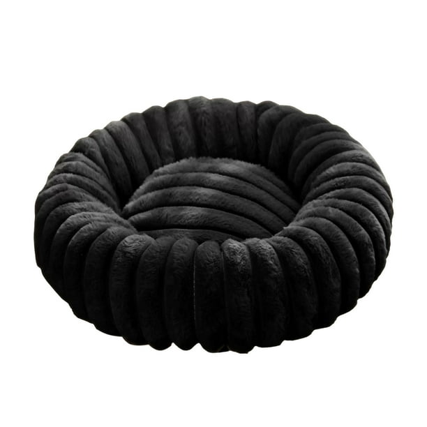 Camas de peluche con forma de donut para perros pequeños, camas redondas para dormir, sofás cama para perros y gatos, cómodas almohadas cálidas, camas cueva de 40 cm, camas lavables de felpa suave co