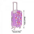 thumbnail image 2 of 18 Inch Luggage Play Set Girl Travel Suitcase Toys For Gift Girls 43 Cm Purple Baby New Born Cute Printed, 2 of 5