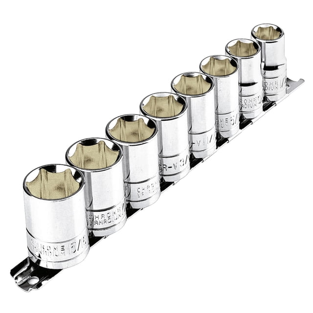 Juego de Dados Cuadro Pretul 1/2' 9 Piezas Milimétricos JD-1/2X9MM-P