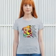 thumbnail image 3 of Tee Hunt Dean Russo Colorful Neon Dog T-Shirt How Your Soul is Women's T-Shirt Tee, Gray, Small, 3 of 5