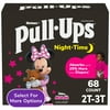 Pull-Ups Girls' Night-Time Training Pants, 2T-3T (16-34 lbs), 68 Ct (Select for More Options)