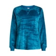 thumbnail image 4 of Joyspun Women's Plush Sleep Top with Long Sleeves, Sizes XS-3X, 4 of 6