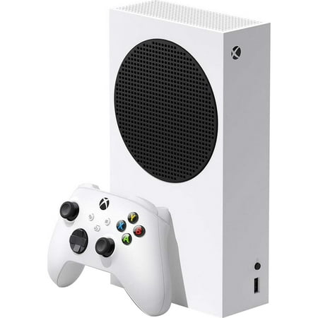 Open Box Microsoft Xbox Series S 512 GB All-Digital, Disc-free Gaming Console, White