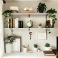 thumbnail image 3 of Kaboon 55inch Floating Shelves for Wall 10" D x 55" W Set of 2, White Rock, 3 of 6