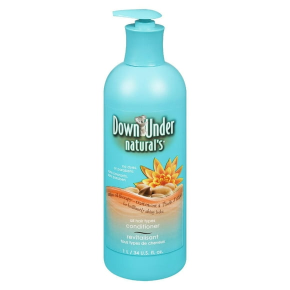 Down Under Revitalisant traitement à l’huile d’argan Natural's 1 L, Après-shampooing