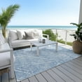 thumbnail image 6 of Addison Rugs Chantille Indoor/Outdoor Transitional Lines Blue Washable Rectangle Rug, 2'6" x 3'10", 6 of 6