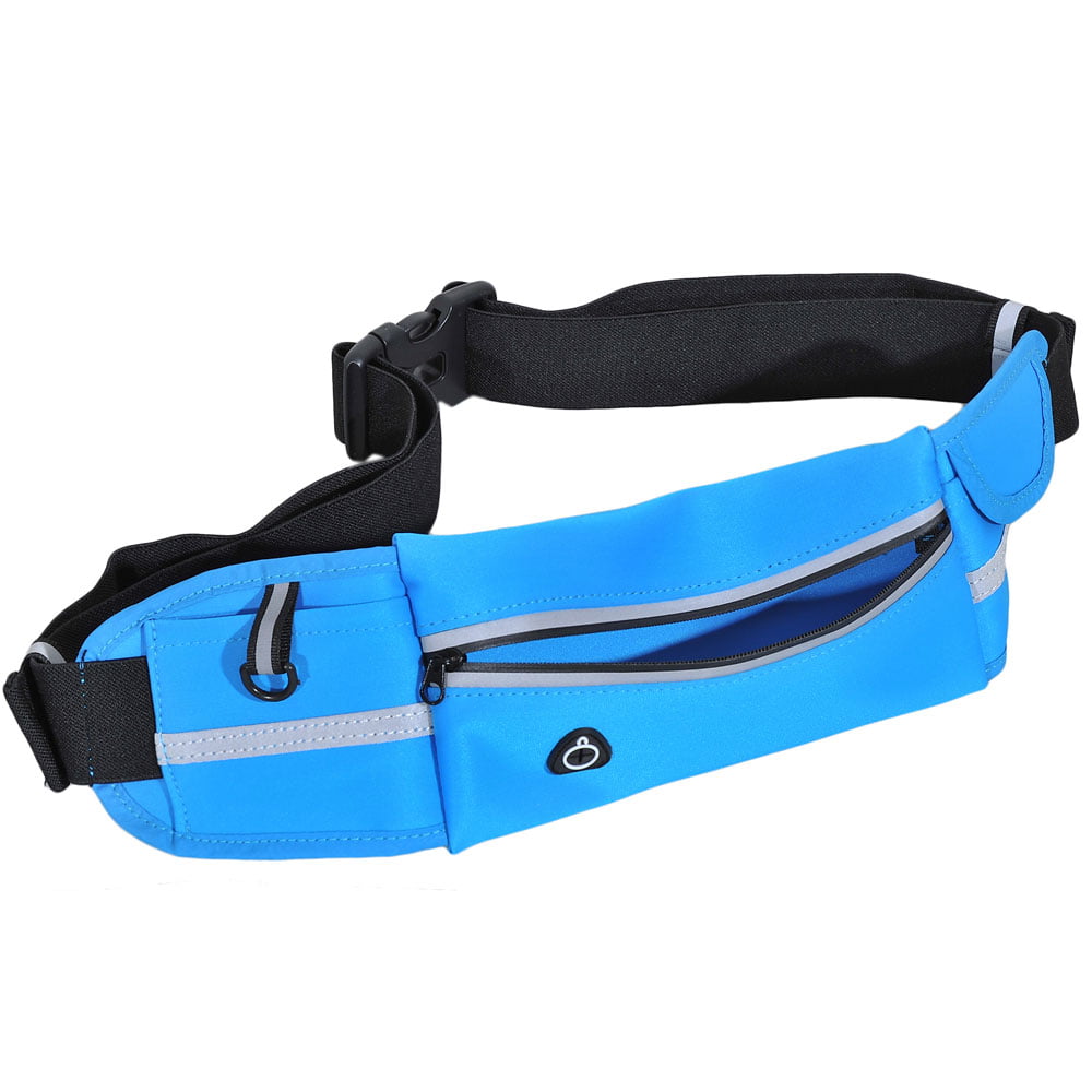 Woogwin Waist Bag Fanny Pack Travel Running Hiking Bags Water Resistant Sling Chest Shoulder Bag Phone Holder Running Belt With Adjustable Band 