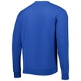 thumbnail image 3 of Men's Colosseum Powder Blue Ole Miss Rebels Arch & Logo Pullover Sweatshirt, 3 of 3