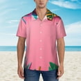 thumbnail image 2 of Haiem Summer Fruits And Sunglasses Printed Hawaiian Shirt for Men - Men’s Casual Beach Summer Shirts - Stretch Fabric with Modern Fit-3X-Large, 2 of 7