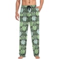 thumbnail image 4 of FREEAMG Cute Frog Pajama Pants for Men, Men's Separate Bottoms, Comfortable Sleep Lounge Pj Pants, 4 of 7