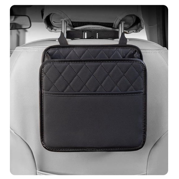 Car Seat Back Hanging Bag Car Document Holder Multi-Pocket Bottle Bag Storage Box Organizer Travel Tidy Pouch Pocket
