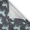 thumbnail image 6 of Ambesonne Abstract Grommet Curtain, Galloping Unicorns, 50" x 63", Mint Dark Taupe Pink, 6 of 6