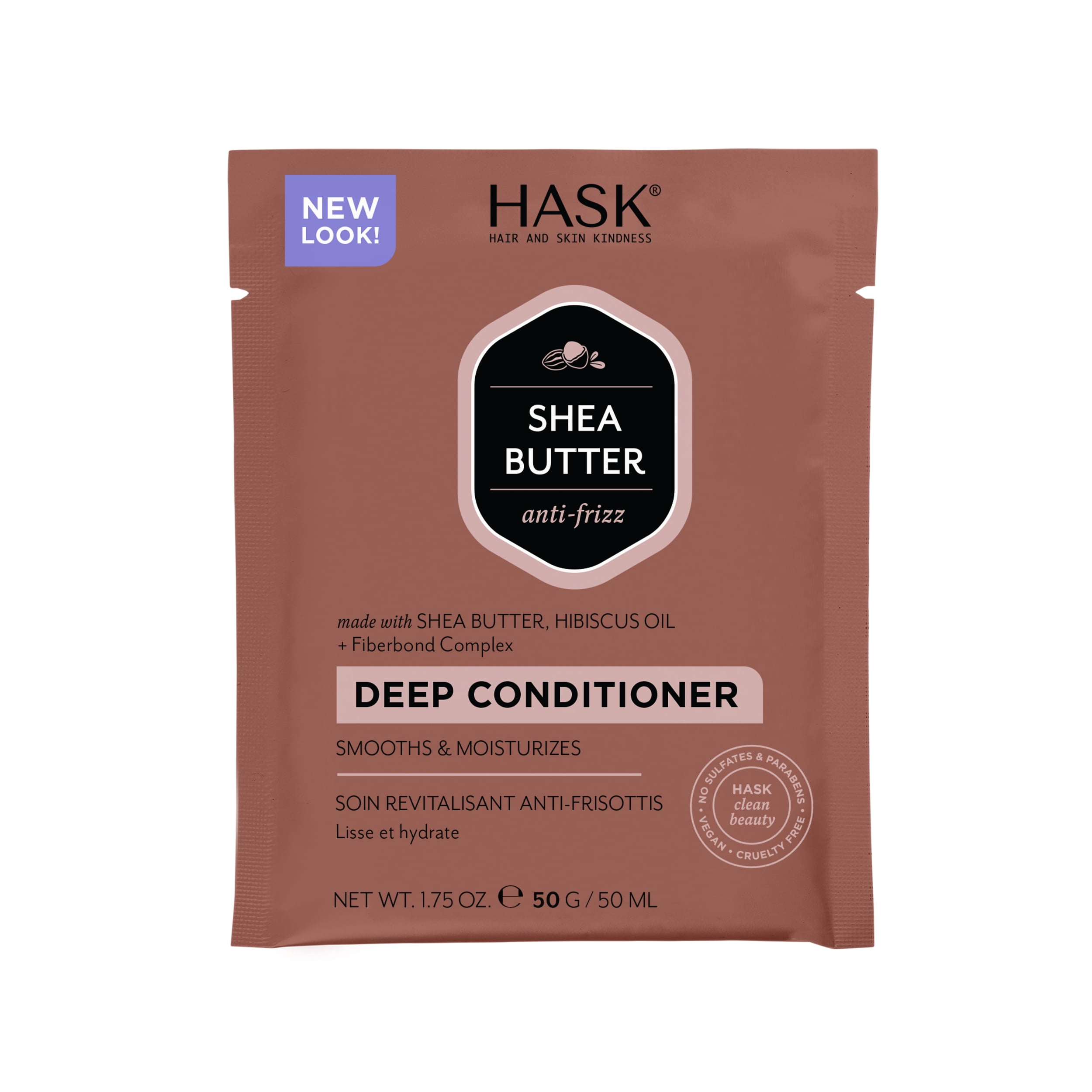 HASK Shea Butter & Hibiscus Oil Anti-Frizz Deep Conditioner Packet (1.75oz) HASK Shea Butter & Hibiscus Oil Anti-Frizz Deep Conditioner Packet (1.75oz)