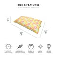 thumbnail image 4 of Big Joe Lagoon Lounger No Inflation Needed Pool Float, Citrus Burst Double Sided Mesh, Quick Draining Fabric, 5 feet Giant, 4 of 8
