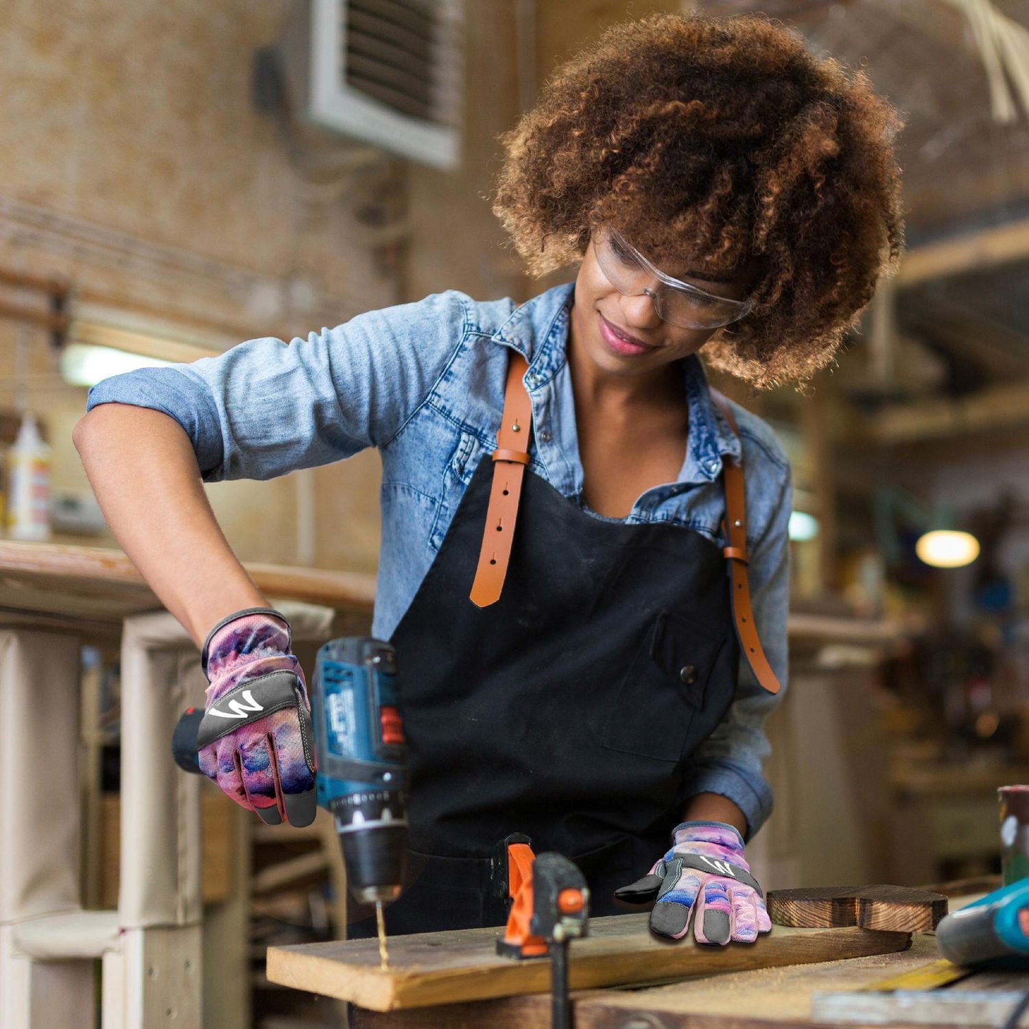 Gants de travail léger WomenWorx (taille petit) Gant pour femmes