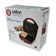 thumbnail image 4 of Salton Essentials - Gril à Sandwich Compact avec Surface de Cuisson Antiadhésive, Rouge, 4 of 7