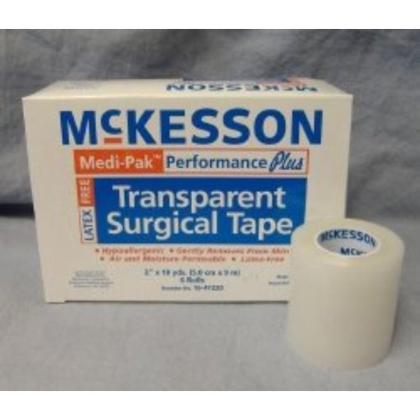 MCKESSON Surgical Tape MediPak Performance Plus Plastic 2" X 10 Yards NonSterile (1647220