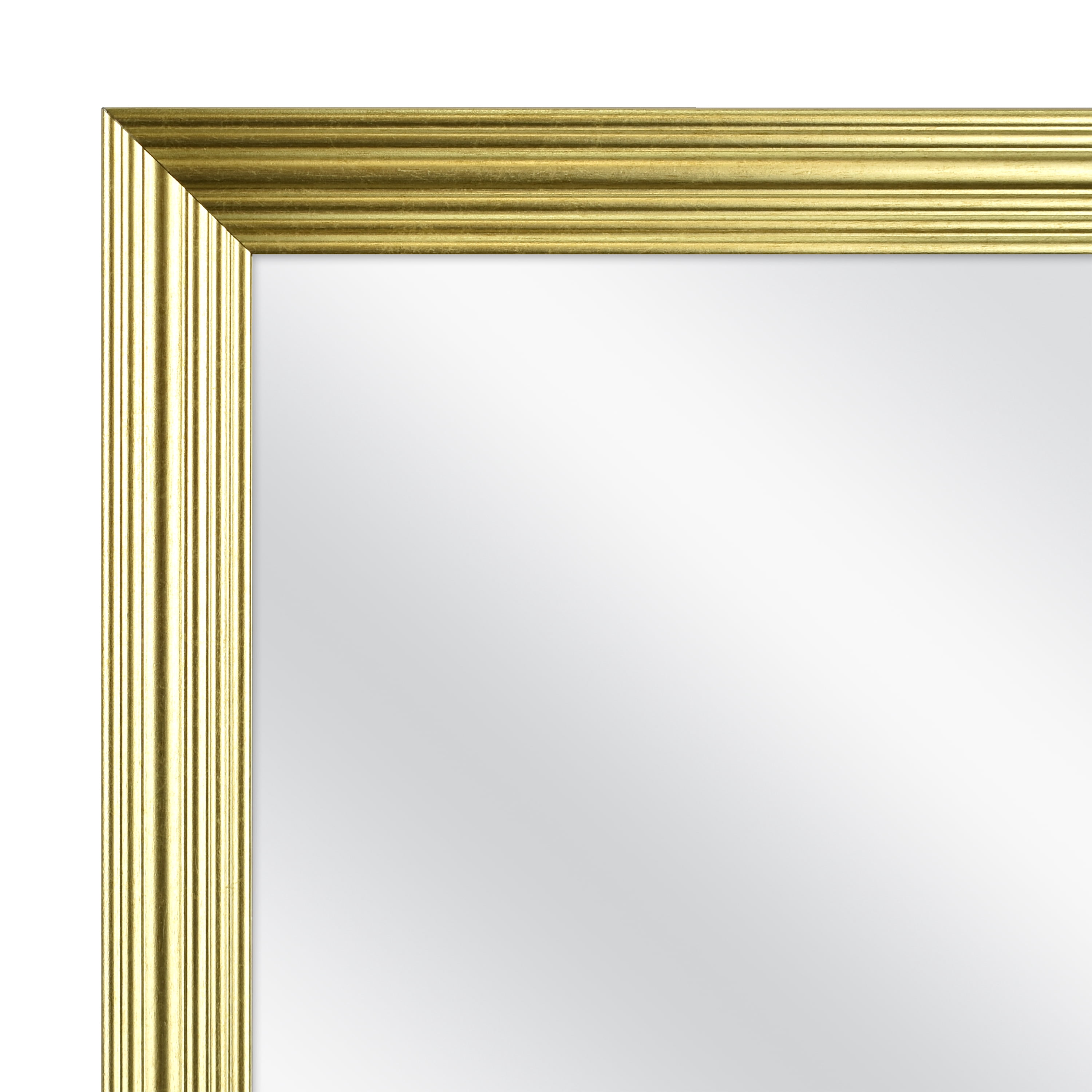 Mainstays 13.38x49.38 Inch Door Mirror, Gold