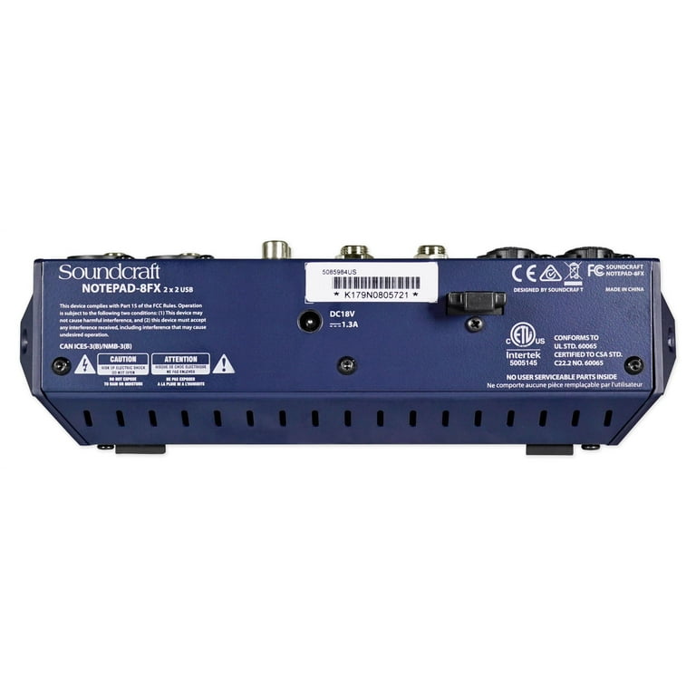 Soundcraft Notepad-8FX + マイクセット Soundcraft Notepad-8FX 8-Channel Mixer w/USB+Effects+(2