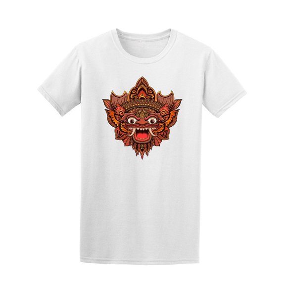 Traditional Ritual Balinese Mask Tee Men's -Image by Shutterstock