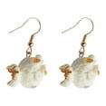 thumbnail image 2 of Popcorn Earrings for Women Personality Funny Cute DIY Handmade Resin White Yellow Simulated Sweet Corn Popcorn Food Drop Dangle Weird Earrings Jewelry Gifts, 2 of 8