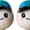 2pcs, variant on DJKDJL Rise Plush Toys,9.8 inch Moon with Earth Cap Stuffed Toys Commemorative Space Exploration Mascot