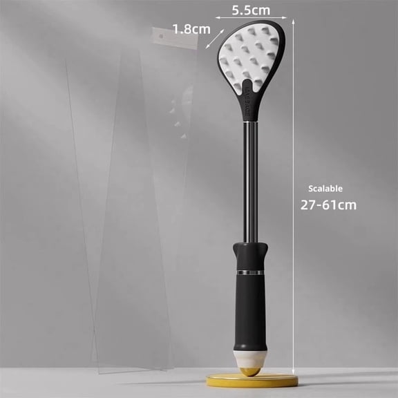 Back Scratching Massager, Tools to Relieve itching, Acupoint Massager .Portable Extendable Back Scratcher, Stainless Steel Telescoping Back Scratcher. (Black)