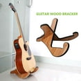 thumbnail image 2 of Dinheiro Soporte De Guitarra De Madera Portátil, Estante De Instrumentos Musicales Universal Bajo Desmontable1pcs-madera, 2 of 5