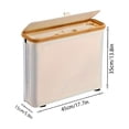 thumbnail image 3 of Transparent Tissue Storage Household Bathroom Tissue And Miscellaneous Storage With Lid Storage, 3 of 5