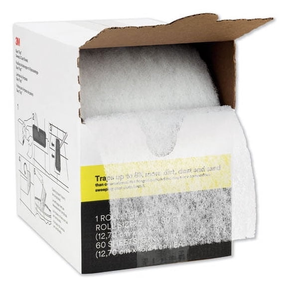 Easy Trap Duster, 5" X 30 Ft, White, 60 Sheet Roll/box, 8 Boxes/carton | Bundle of 5 Cartons