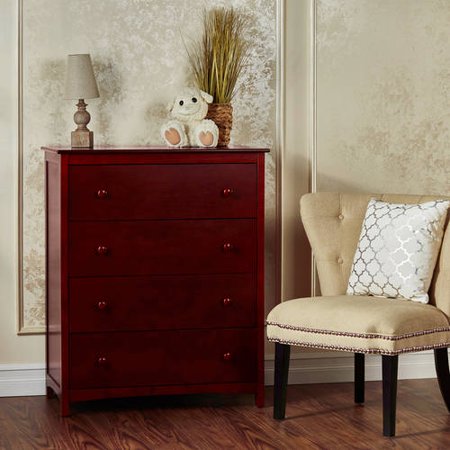 Dream On Me Arlington 4 Drawer Chest in Cherry