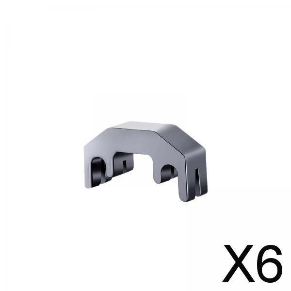 6x Silenciador de Metal Baoblaze para Violín Compatible con Violín 1/2 4/4 Tamaño Portátil 5 cm x 2,4 cm Paquete de 6