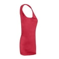 thumbnail image 4 of XIAONU Blouses For Womens Deep V Back Slim Fit Elastic Vest Trendy Ladies Solid Color Backless Beach Vacation Top, 4 of 6